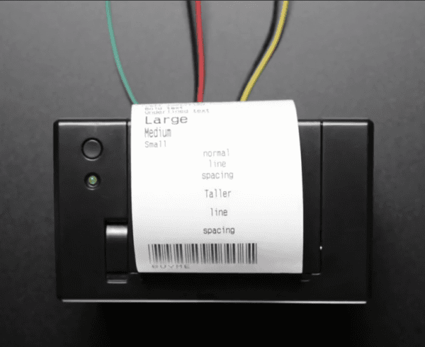 Arduino Serial Thermal Printer Serial Communication Adafruit