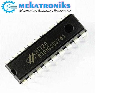 2 Pezzi IC Decoder Remoto Hotek HT12D DIP-18, Componenti Elettronici Nuovi