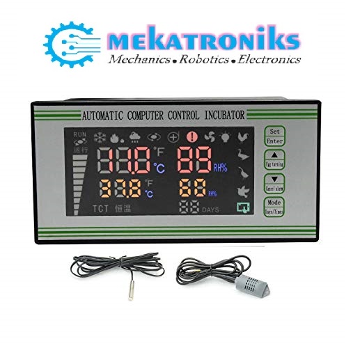 110V Automatic Egg Incubator Controller Thermostat Temperature Humidity Sensor Xm-18S Egg Poultry Incubator System 
