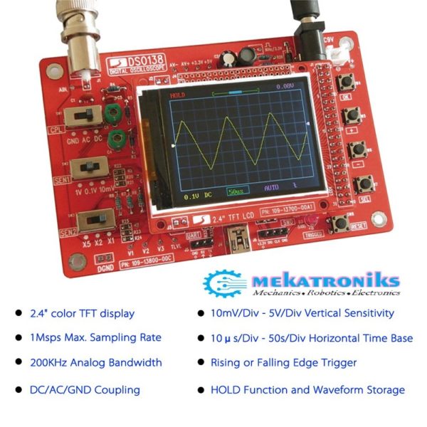 DSO138 DIY Digital Oscilloscope Kit Price in Pakistan