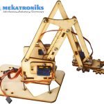 Robotic Arm 4 DOF Acrylic Robotic Arm Sg90 Servo