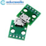 Micro USB Dip Converter 5PIN FEMALE CONNECTOR B TYPE