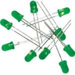 Green LED 5mm 1.5v Pack of 10 Pieces