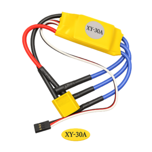 Buy the 30A ESC Electronic Speed Controller with built-in BEC for BLDC motors. Ideal for RC drones, quadcopters, airplanes, helicopter