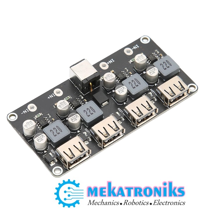 QC2.0 QC3.0 Qualcomm Charger Module 24W 4-Channel Voltage Converter ...