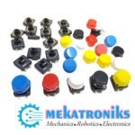 Push Button With Cap 12 x 12 x 7.5mm in Pakistan