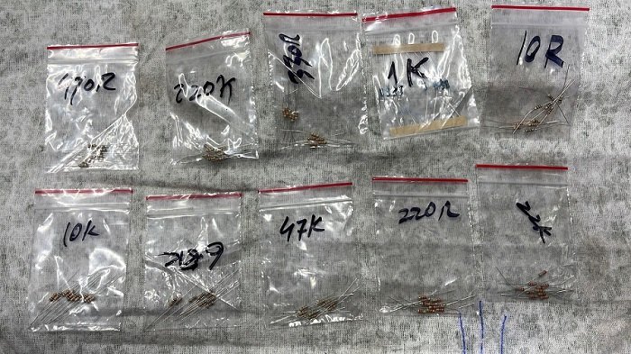 Resistor Pack Of 10 Values in Pakistan