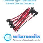 2 Pin JST Connector Male Female Pair in Pakistan
