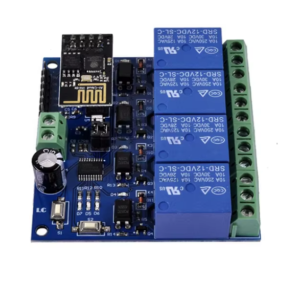 4 Way Module Wifi Relay 4 Channel 8266 ESP01 Four Way Module in Pakistan