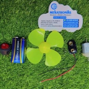 Dc Motor With Fan DIY With Fan 9v battery and Clip in Pakistan