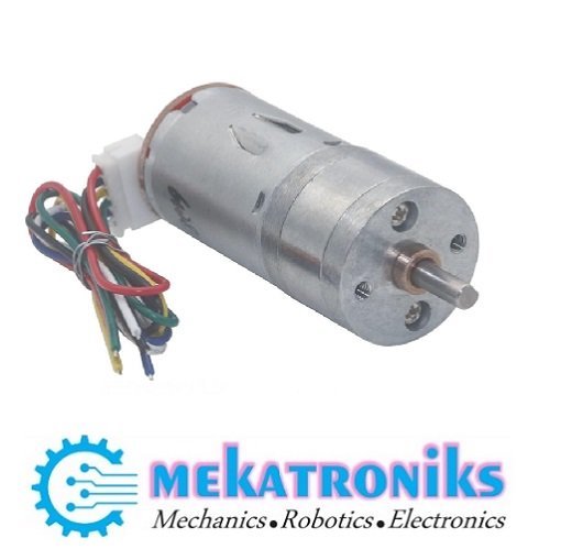 JGA25 12v DC Gear Motor with Encoder High Torque in Pakistan