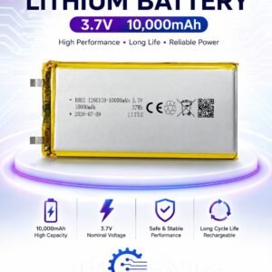 LiPo Lithium Battery 3.7V 10000mAh rechargeable battery