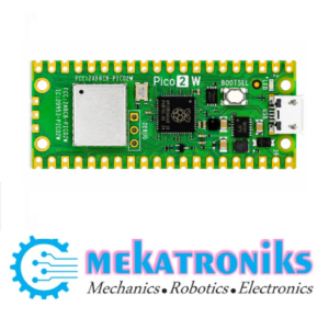 Raspberry Pi Pico 2 W development board with RP2350 microcontroller, Wi-Fi, and Bluetooth