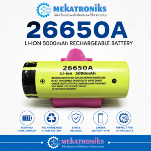 26650A Li-ion 5000mAh rechargeable battery