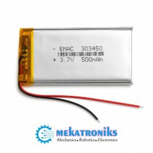3.7V 1S Rechargeable 500mAh LiPo Battery