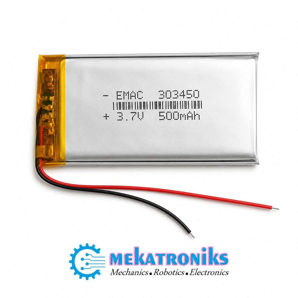 3.7V 1S Rechargeable 500mAh LiPo Battery