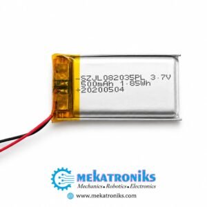 3.7V 1S Rechargeable 500mAh LiPo Battery