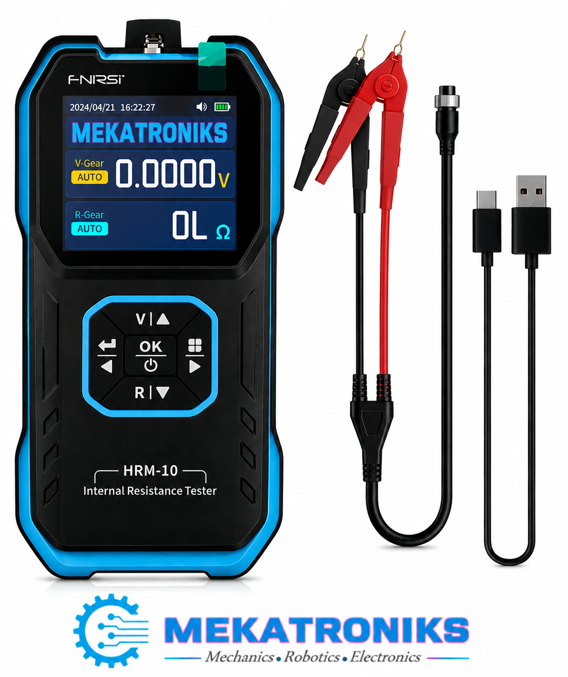 FR HRM 10 IR Battery Tester for battery voltage and internal resistance testing