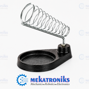Soldering Iron Stand Metal Round with metal coil holder and stable base