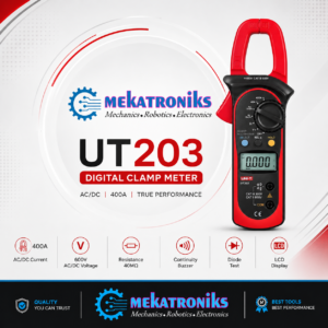 UNI-T UT203 Digital Clamp Meter – 400A AC/DC Clamp Multimeter