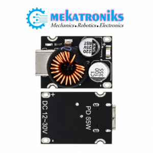65W PD fast charging module with DC 12–30V input