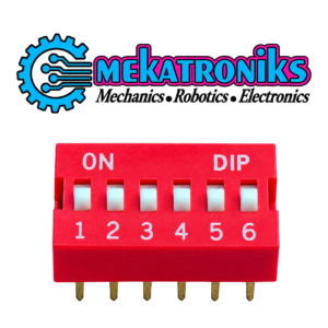6-Way DIP Switch – Six-Position PCB Switch