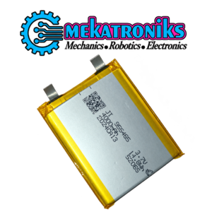 4000mAh 3.7V Lithium Ion Battery measuring 9.5 × 54 × 65mm