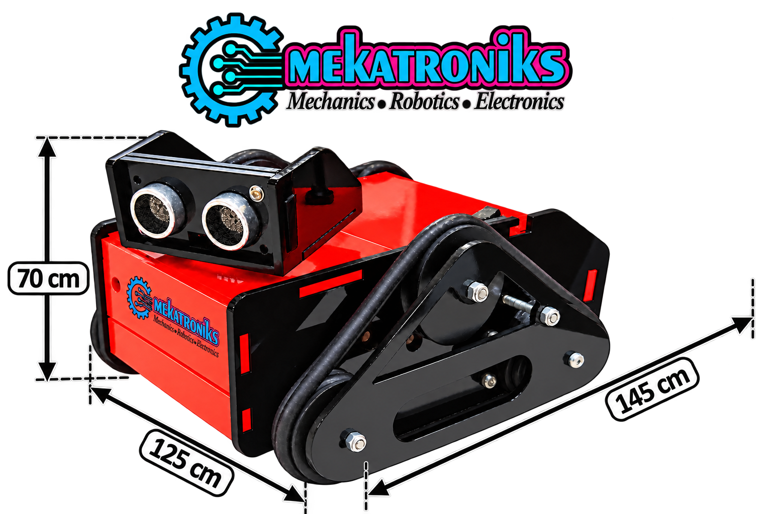 AI Robot Kit – Mini Belt-Driven Tracked Robot - Image 2